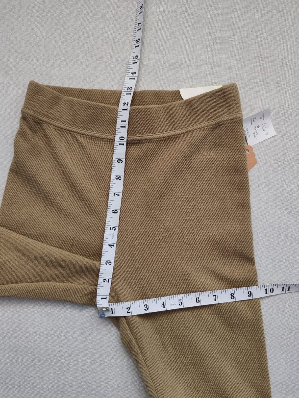 OFFLINE by Aerie Hi-Rise Flare Leggings Ribbed Textured Tan Brown Size M NWT - Picture 5 of 14
